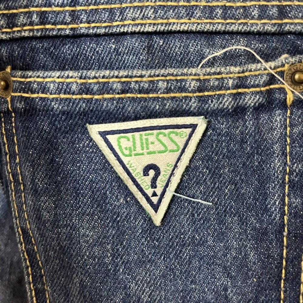 Vintage Guess Blue Jeans Georges Marciano Medium Wash USA made Size 0 Read Descr - Picture 7 of 7